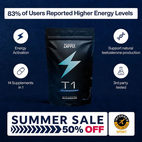 Zapply T1 | All-In-One Formula for Testosterone & Energy